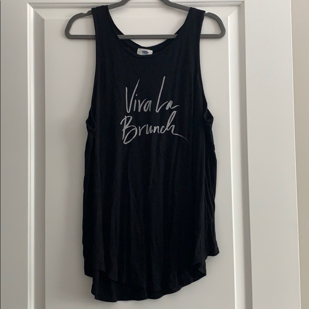 Black “Viva La Brunch” tank